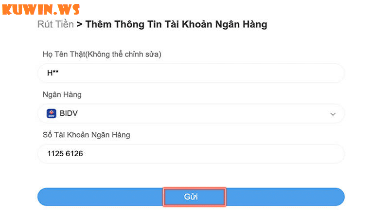 Rút tiền Kuwin - Hướng dẫn thao tác cực kỳ nhanh chóng